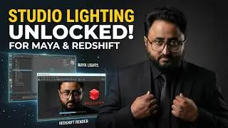 Master Studio Lighting in Maya & Redshift: The Ultimate 3-Point Light Setup