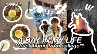 A DAY IN MY LIFE BACK HOME FROM COLLEGE | brunch with a friend, dentist appointment & some me-time
