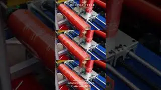 New type aluminum profiles film sticking machine on surface treatment #aluminumequipment#aluminum