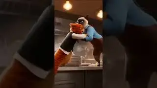 cat fight in a restaurant. #sora2 #memes #cat #sora