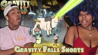 HOMELANDER COW, ALIENS, & AN ENDERMAN!? Gravity Falls Shorts REACTION