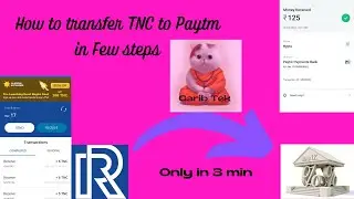 How to transfer TNC to your Paytm or Bank account
