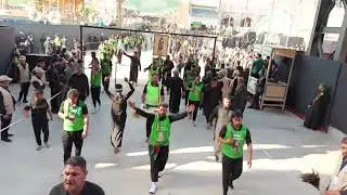 خويه يحسين ||الملا كامل السلامي||دخولية موكب مشاة شباب القاسم(ع)الى الصحن الحسيني الشريف||يوم(16صفر)