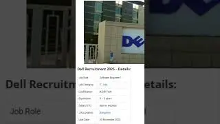 DELL software notification | IT Jobs | #job #jobs #viral #viralvideo #viralshorts #shorts