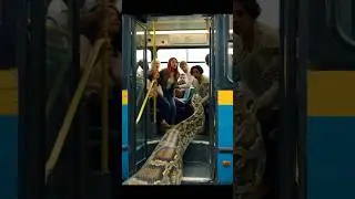 😱 Giant Snake Invades Bus and Attacks Passengers 🐍 | Terrifying Real Moment!