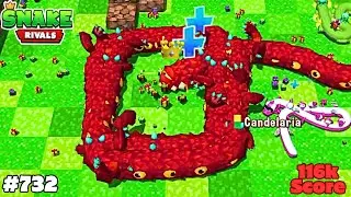 Snake Rivals || MONSTER MAMBA Snake - Snake Gameplay - 116k Score | The BeastGaming840