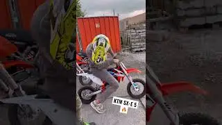 KTM SX-E 5 super fast electric 🐗🔥🔝 #ktm #electric #enduro #testride