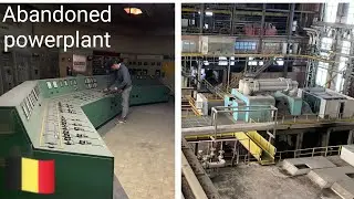 Verlaten Energiecentrale met veel beveiliging in Charleroi | Blue Powerplant