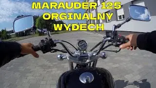 Suzuki Marauder 125 jazda wydech orginalny
