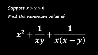 Finding the Minimum Value of a Complex Expression Using AM-GM Inequality