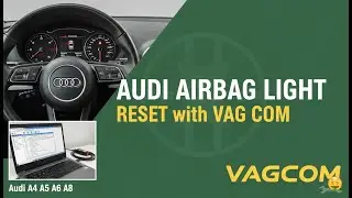 How to Reset Audi Airbag Light Using VAGCOM (VCDS) | Works on A3, A4, A5, A6, A8 Models