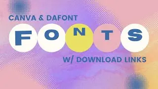 AESTHETIC FONTS with LINKS  (Minimalist | Retro | Groovy | Popular | Underrated)
