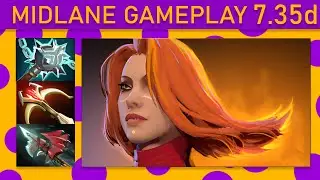 ⭐ SLATEM$ Lina |20/7/10 - 73%| Mid Gameplay 7.35d - Dota 2 Top MMR