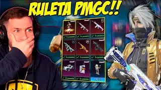 Le TIRAMOS a la RULETA de la PMGC en PUBG MOBILE! Y PIERDO EL CONTROL!!