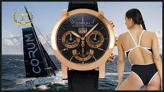 Обзор мужских часов Corum 996.201.55 Flyback Chronograph розовое золото, лимитированная серия часов!