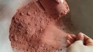 Red dust and orange dust ASMR sound 🥹🤤🥹, so yummy 😋😋😋