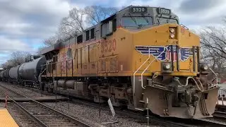 Triple train meet with horn at Villa Park! 1/11