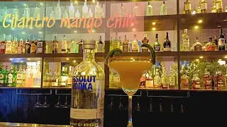 How to make Cilantro mango chilli cocktails