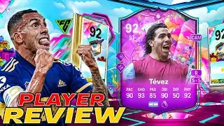 🔥92 FUT BIRTHDAY HERO CARLOS T&Eacute;VEZ SBC PLAYER REVIEW - EA FC 25 ULTIMATE TEAM