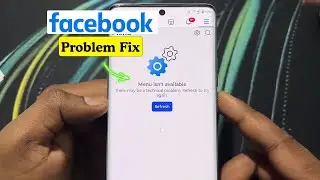 Facebook Menu Isn't Available Right Now | how To Fix Menu Isn't Available Right Now Problem