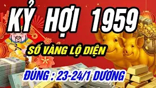 KỶ HỢI 1959 Gặp Thiên Cơ! Tử Vi 23-24/1/2026! ÔM TRỌN KHO BÁU NHỜ SỐ VÀNG. KHÔNG XEM MẤT LỘC