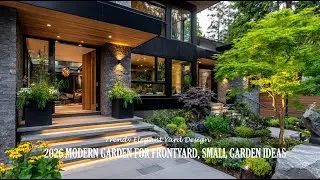 2026 Modern Garden for Frontyard, Small Garden Ideas & Trendy Elegant Yard Design