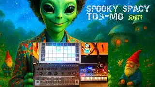 Autistic musician plays Alien Chill Techno Space Jam