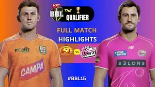 THE QUALIFIER 1 PERTH SCORCHERS VS SYDNEY SIXERS FULL MATCH HIGHLIGHTS #cricket