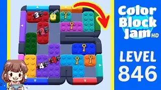 Color Block Jam Level 846 Solution Walkthrough