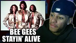 HARMONIES!! First Time Reacting to Bee Gees - 'Stayin' Alive'