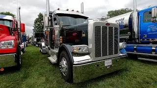 2025 Black Peterbilt 589 At The 2025 Clifford Truck Show