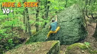 Hide and Seek (V0+) | Lac Beauchamp Bouldering