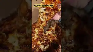 Memphis BBq chicken pizza quick review from dominos #food