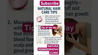 Tip of the day- hair growth#homeopathy #homeremedy #tips book your appointmenta@7418333443