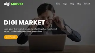 How To Make a Simple Website Using HTML & CSS | HTML Tutorial