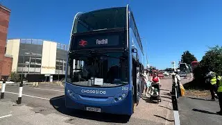 East Croydon Station to Redhill Station - Full Railway Replacement Bus Journey 