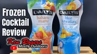 DAILY'S Frozen Cocktails, Blue Hawaiian & Bahama Mama | Cocktail Review