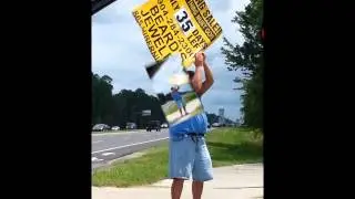 Fleming Island Street sign spinner