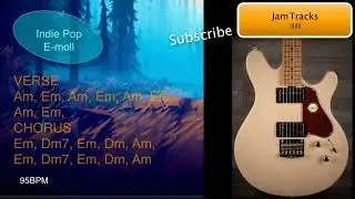 Jam Track 1800 - Indie Pop E-moll 95BPM