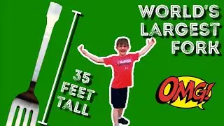 World&rsquo;s LARGEST Fork | World Record Holder