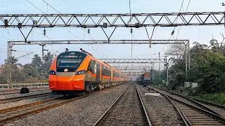 First Commercial Run Of 27576 Kamakhya Howrah Sleeper Vande Bharat Express 🔥 #indianrailways #viral 