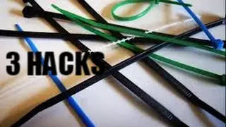 3 simple life hacks with zip ties YOU SHOULD KNOW
