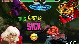 SNK Vs Capcom: SVC Chaos ~ GENJURO Is A MENACE 😭 - VIOLENT KEN/ GENJURO Combos & Online Matches