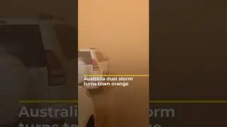 Australia dust storm turns town orange