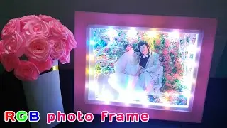 How to make RGB LED photo frame Convert any frame into rgb led frame 2021