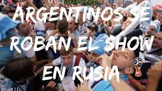 ASI FUE LA INAUGURACION COPA MUNDIAL DEL FUTBOL - LA HINCHADA ARGENTINA  en el MUNDIAL RUSIA 2018