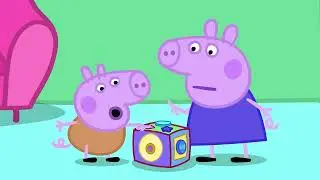 Peppa pig-George and Peppa are fighting over music.W/Effects[Sponsored by Klasky Csupo 2001