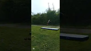 First flip ever landed on my own airtrack!🔥 19/4/2025