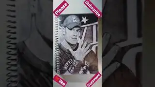 😮wow!! drawing john CENA SKETCH #youtubeshorts #shorts #shortsfeed #viralshorts #trendingshorts #art