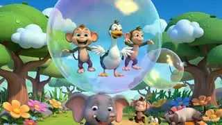 Baby Elephant Blows GIANT Rainbow Bubbles! 🐘🌈 So Funny!